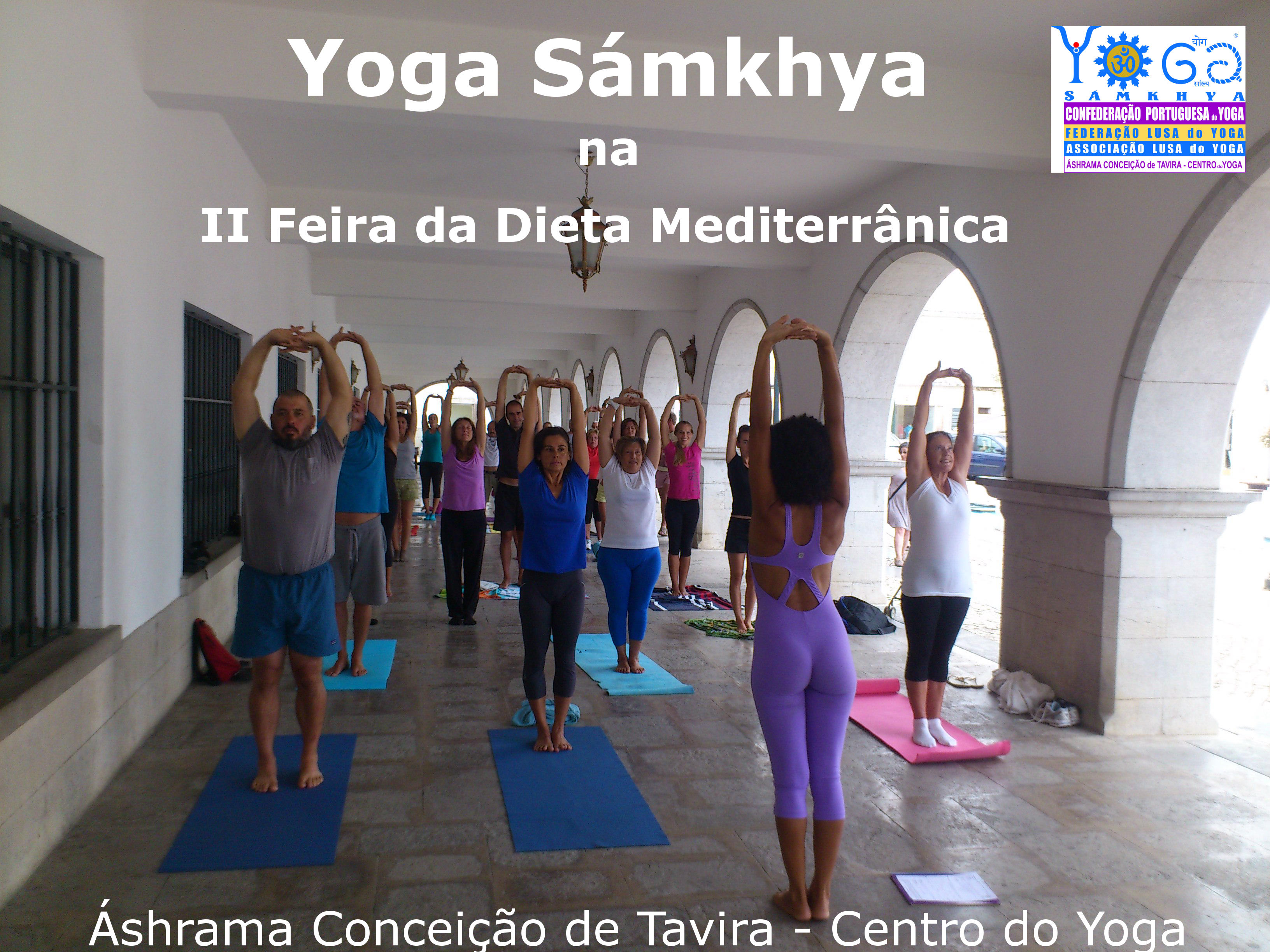 Yoga S�mkhya na II Feira da Dieta Mediterr�nica