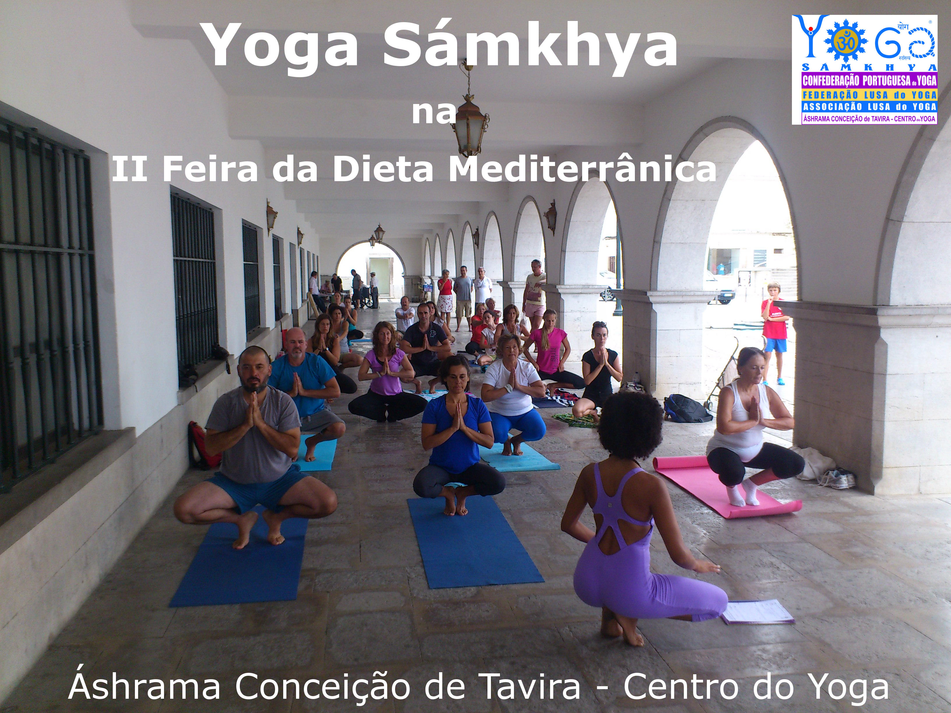 Yoga S�mkhya na II Feira da Dieta Mediterr�nica