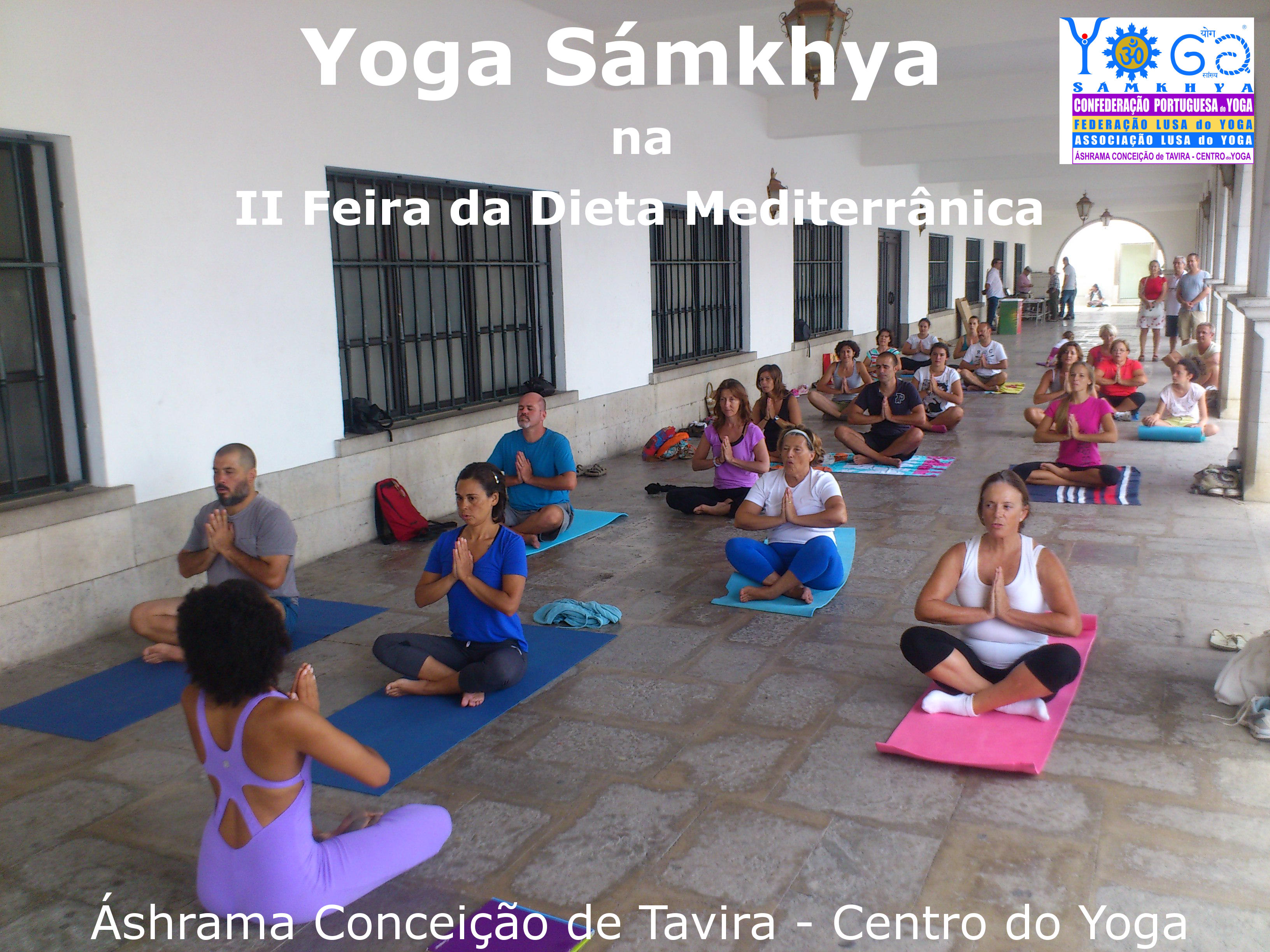 Yoga S�mkhya na II Feira da Dieta Mediterr�nica