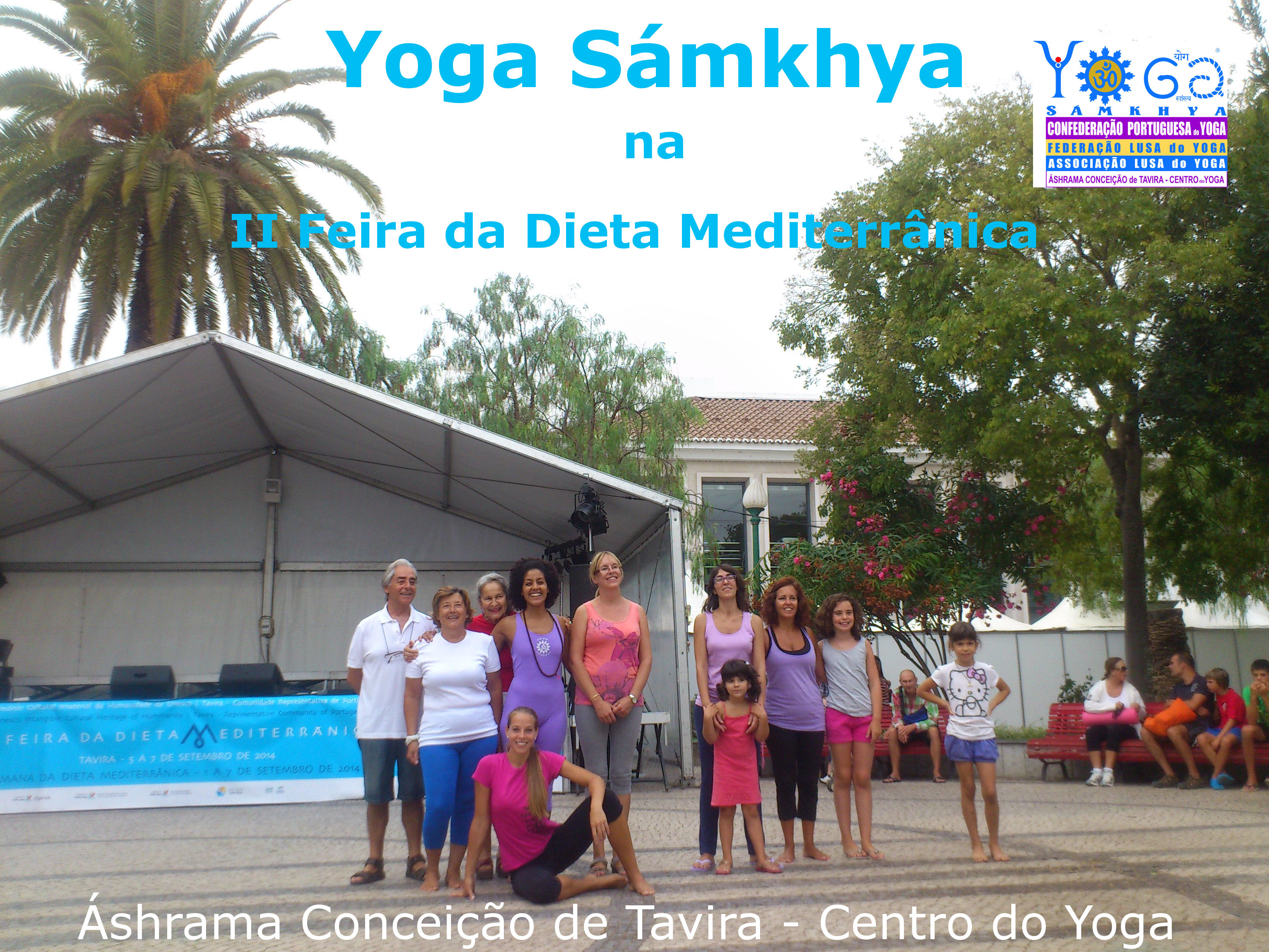 Yoga S�mkhya na II Feira da Dieta Mediterr�nica